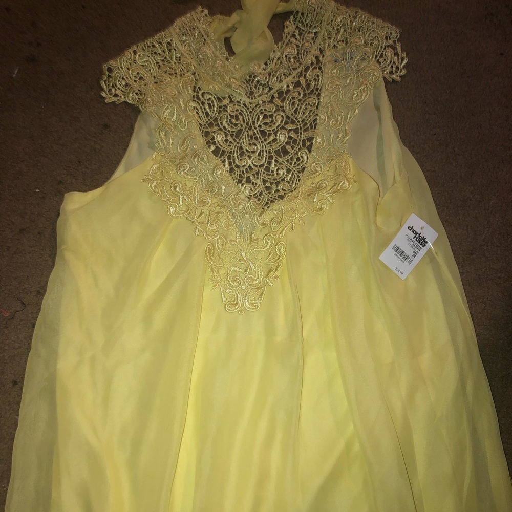 Pastel yellow dress